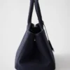 Bolso grande de lona de algodón Prada Jardiniare Bolso grande de lona de algodón Prada Jardiniare