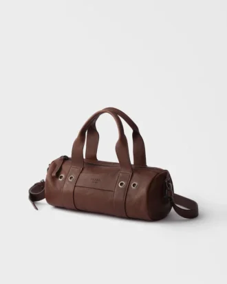 Bolso grande de piel con asa superior Prada Route