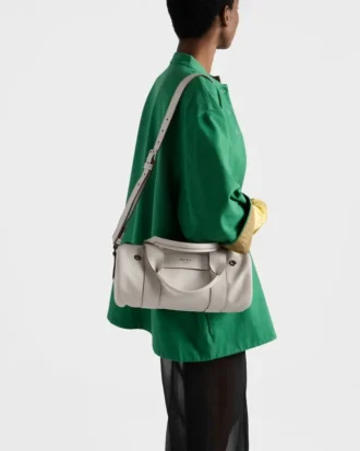 Bolso grande de piel con asa superior Prada Route