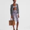Bolso grande de piel con hebilla Prada y cinturón
