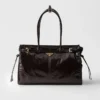 Bolso grande de piel Prada Bonnie