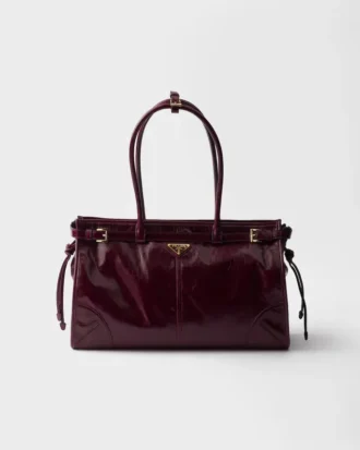 Bolso grande de piel Prada Bonnie