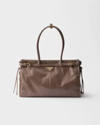Bolso grande de piel Prada Bonnie