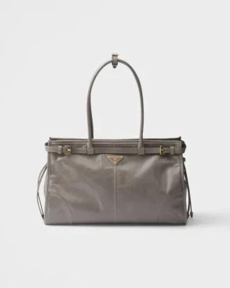Bolso grande de piel Prada Bonnie