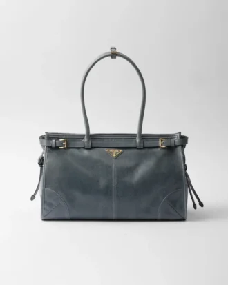 Bolso grande de piel Prada Bonnie
