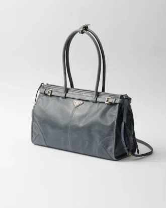 Bolso grande de piel Prada Bonnie