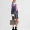 Bolso grande de piel Prada Bonnie