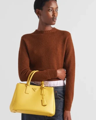 Bolso grande de piel Prada Galleria