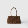 Bolso mediano de ante con flecos de Prada Galleria Bolso mediano de ante con flecos de Prada Galleria