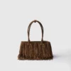 Bolso mediano de ante con flecos de Prada Galleria Bolso mediano de ante con flecos de Prada Galleria