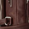 Bolso mediano de piel con asa superior Bolso mediano de piel con asa superior