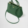 Bolso mediano de piel de avestruz Prada Galleria Bolso mediano de piel de avestruz Prada Galleria