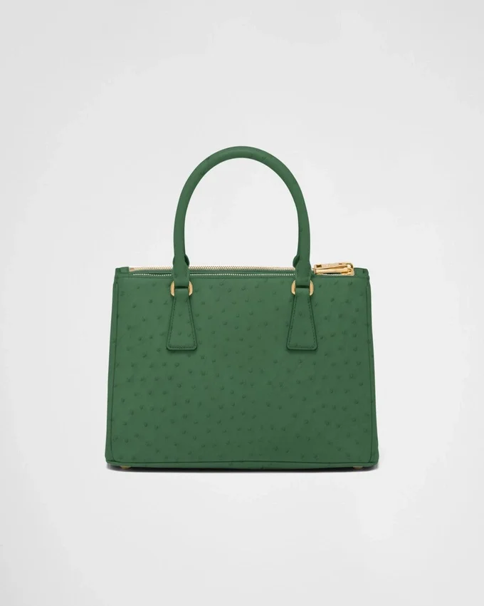 Bolso mediano de piel de avestruz Prada Galleria Bolso mediano de piel de avestruz Prada Galleria