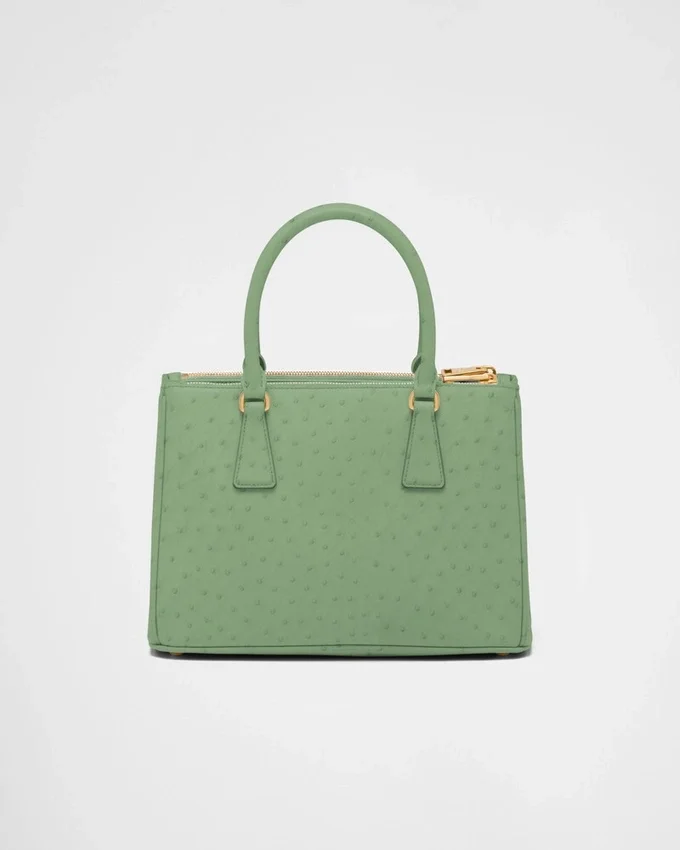Bolso mediano de piel de avestruz Prada Galleria Bolso mediano de piel de avestruz Prada Galleria