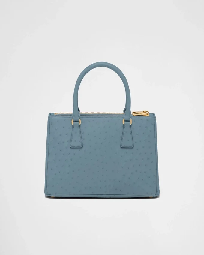 Bolso mediano de piel de avestruz Prada Galleria Bolso mediano de piel de avestruz Prada Galleria