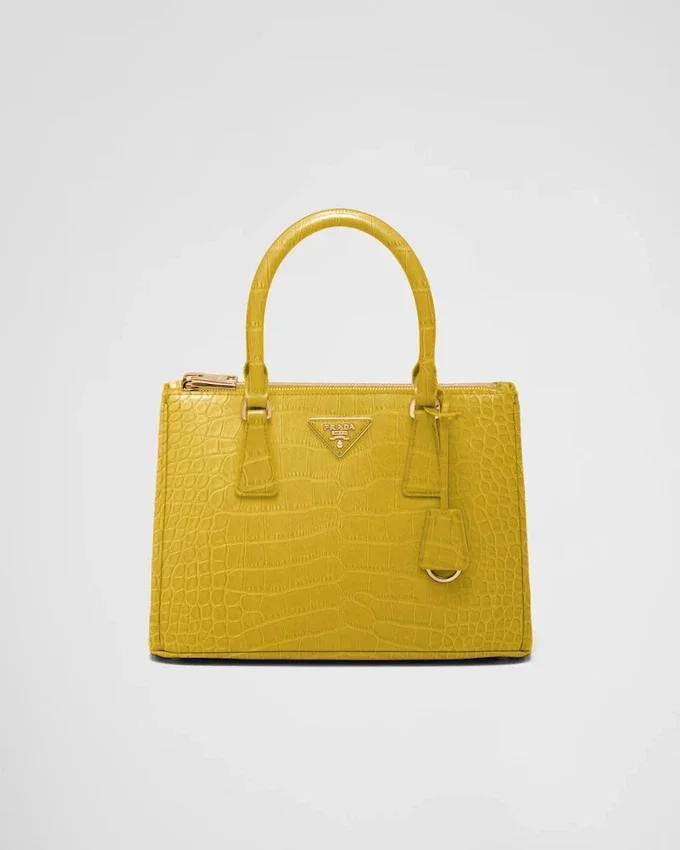Bolso mediano de piel de cocodrilo Prada Galleria Bolso mediano de piel de cocodrilo Prada Galleria