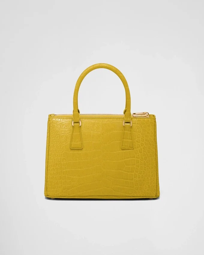 Bolso mediano de piel de cocodrilo Prada Galleria Bolso mediano de piel de cocodrilo Prada Galleria