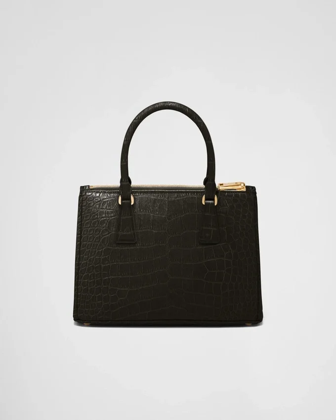 Bolso mediano de piel de cocodrilo Prada Galleria Bolso mediano de piel de cocodrilo Prada Galleria