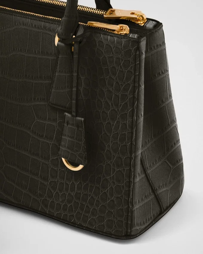 Bolso mediano de piel de cocodrilo Prada Galleria Bolso mediano de piel de cocodrilo Prada Galleria