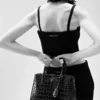 Bolso mediano de piel de cocodrilo Prada Galleria Bolso mediano de piel de cocodrilo Prada Galleria