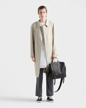 Bolso mensajero de piel