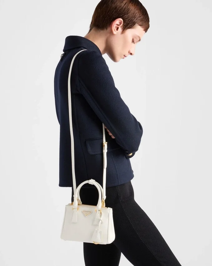 Bolso micro Prada Galleria de piel Saffiano Bolso micro Prada Galleria de piel Saffiano