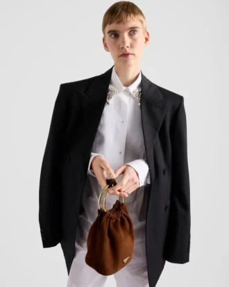 Bolso mini de ante