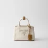 Bolso mini de mezcla de lino Prada Jardiniare Bolso mini de mezcla de lino Prada Jardiniare