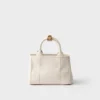 Bolso mini de mezcla de lino Prada Jardiniare Bolso mini de mezcla de lino Prada Jardiniare