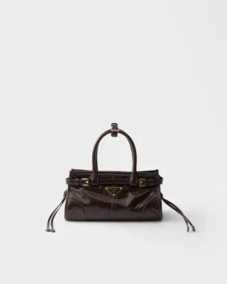 Bolso mini de piel Bonnie de Prada