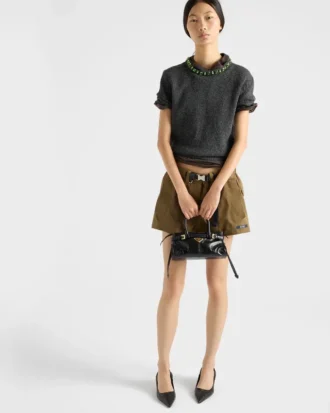 Bolso mini de piel Bonnie de Prada
