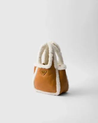 Bolso mini de piel de oveja