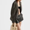 Bolso mini de piel de oveja Bolso mini de piel de oveja