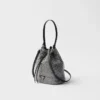 Bolso mini de satén con cristales Bolso mini de satén con cristales
