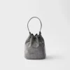 Bolso mini de satén con cristales Bolso mini de satén con cristales
