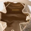 Bolso mini de satén con cristales Bolso mini de satén con cristales