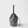 Bolso mini de satén con cristales Bolso mini de satén con cristales