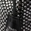 Bolso mini de satén con cristales de Prada (Re-Edition) Bolso mini de satén con cristales de Prada (Re-Edition)