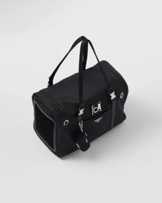 Bolso para mascotas de Re-Nylon y piel Saffiano Bolso para mascotas de Re-Nylon y piel Saffiano