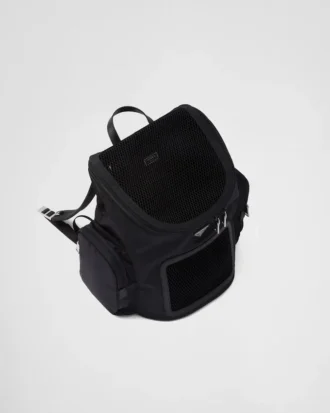 Bolso para mascotas de Re-Nylon y piel Saffiano Bolso para mascotas de Re-Nylon y piel Saffiano