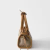 Bolso pequeño Bonnie de Prada en lino y piel Bolso pequeño Bonnie de Prada en lino y piel