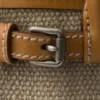 Bolso pequeño Bonnie de Prada en lino y piel Bolso pequeño Bonnie de Prada en lino y piel