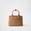 Bolso pequeño de lona de algodón Prada Jardiniare