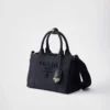 Bolso pequeño de lona de algodón Prada Jardiniare