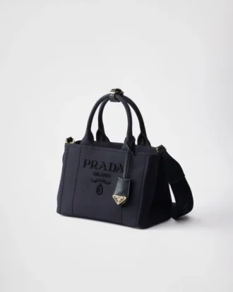 Bolso pequeño de lona de algodón Prada Jardiniare