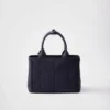 Bolso pequeño de lona de algodón Prada Jardiniare