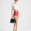 Bolso pequeño de piel con flecos Prada Galleria Bolso pequeño de piel con flecos Prada Galleria