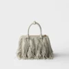 Bolso pequeño de piel con flecos Prada Galleria Bolso pequeño de piel con flecos Prada Galleria