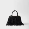 Bolso pequeño de piel con flecos Prada Galleria Bolso pequeño de piel con flecos Prada Galleria