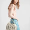 Bolso pequeño de piel con flecos Prada Galleria Bolso pequeño de piel con flecos Prada Galleria